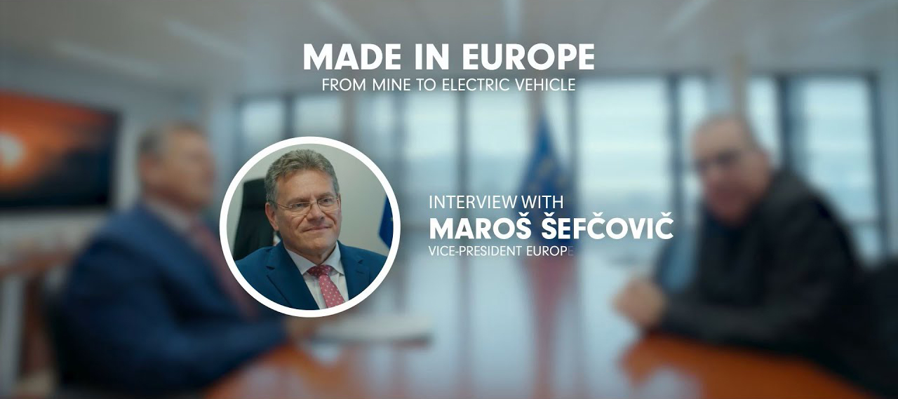 Exclusive interview with Maroš Šefčovič about made in Europe electric vehicles and the competition with China