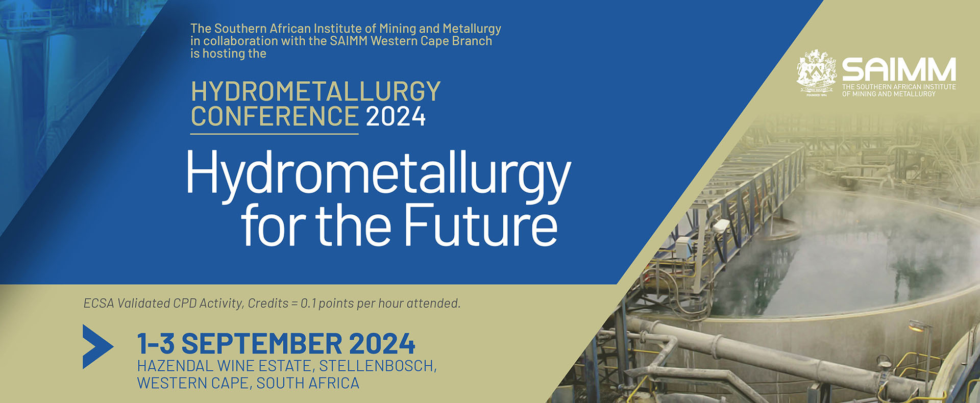 Hydrometallurgy Conference 2024 Banner 05092023